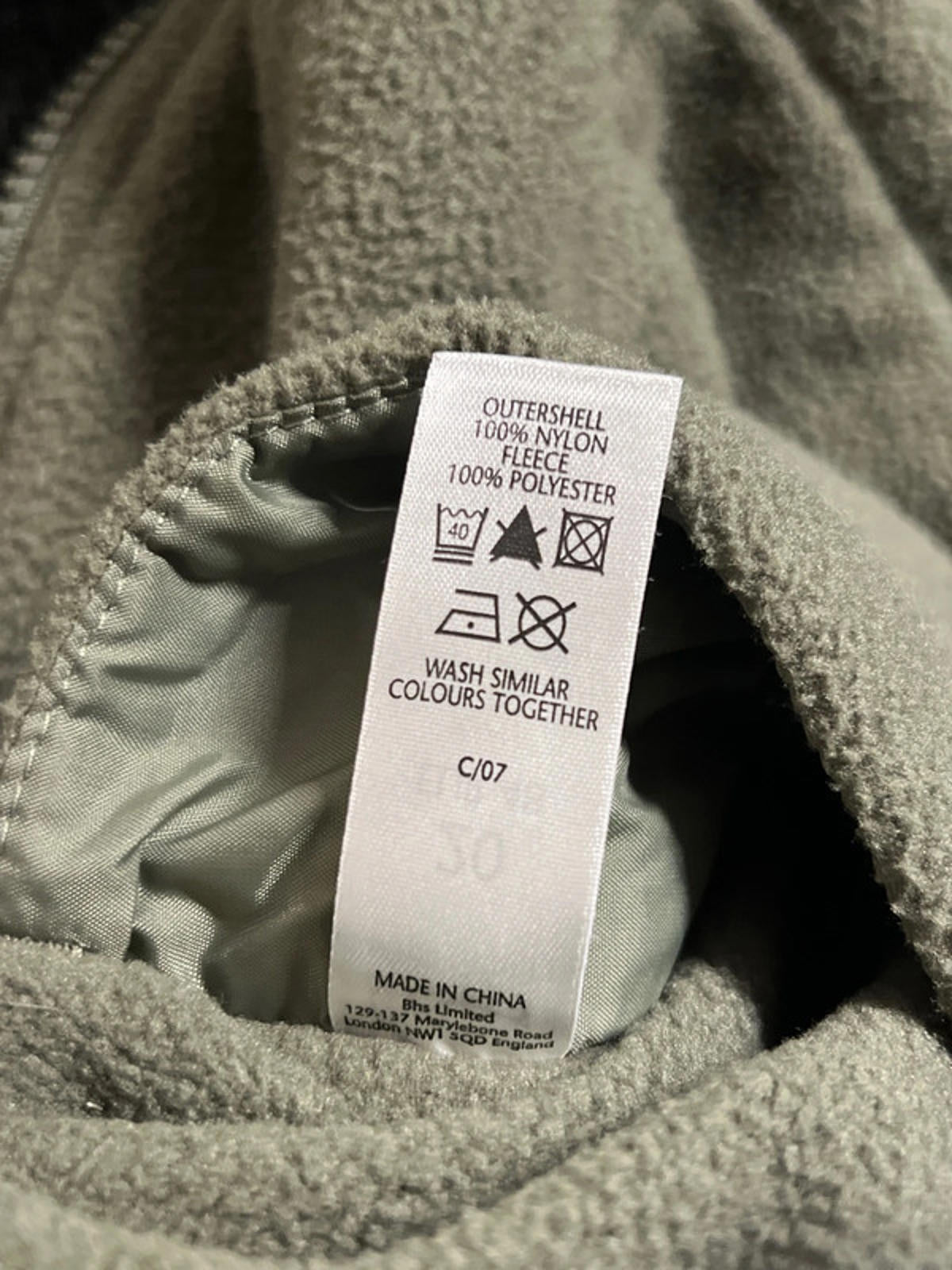 BHS | Winter Sage | XL | Polyester/Nylon