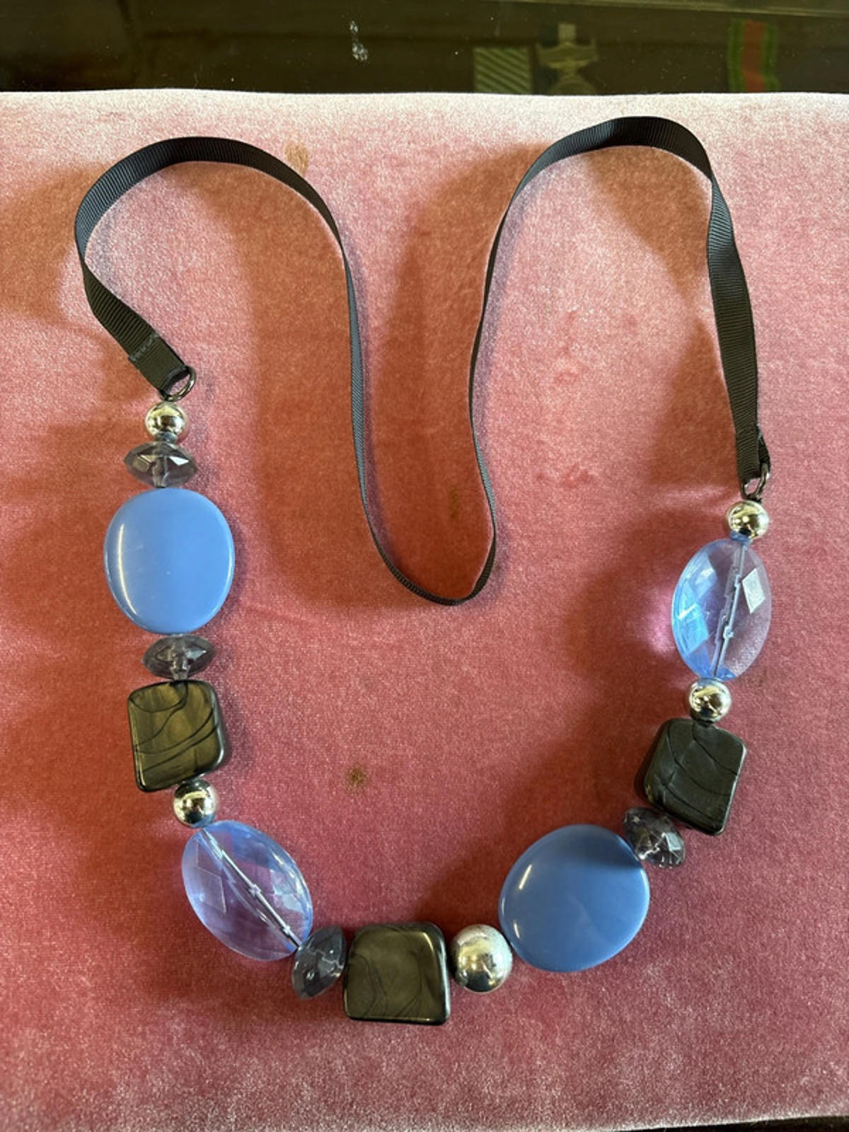 Beaded costume necklace