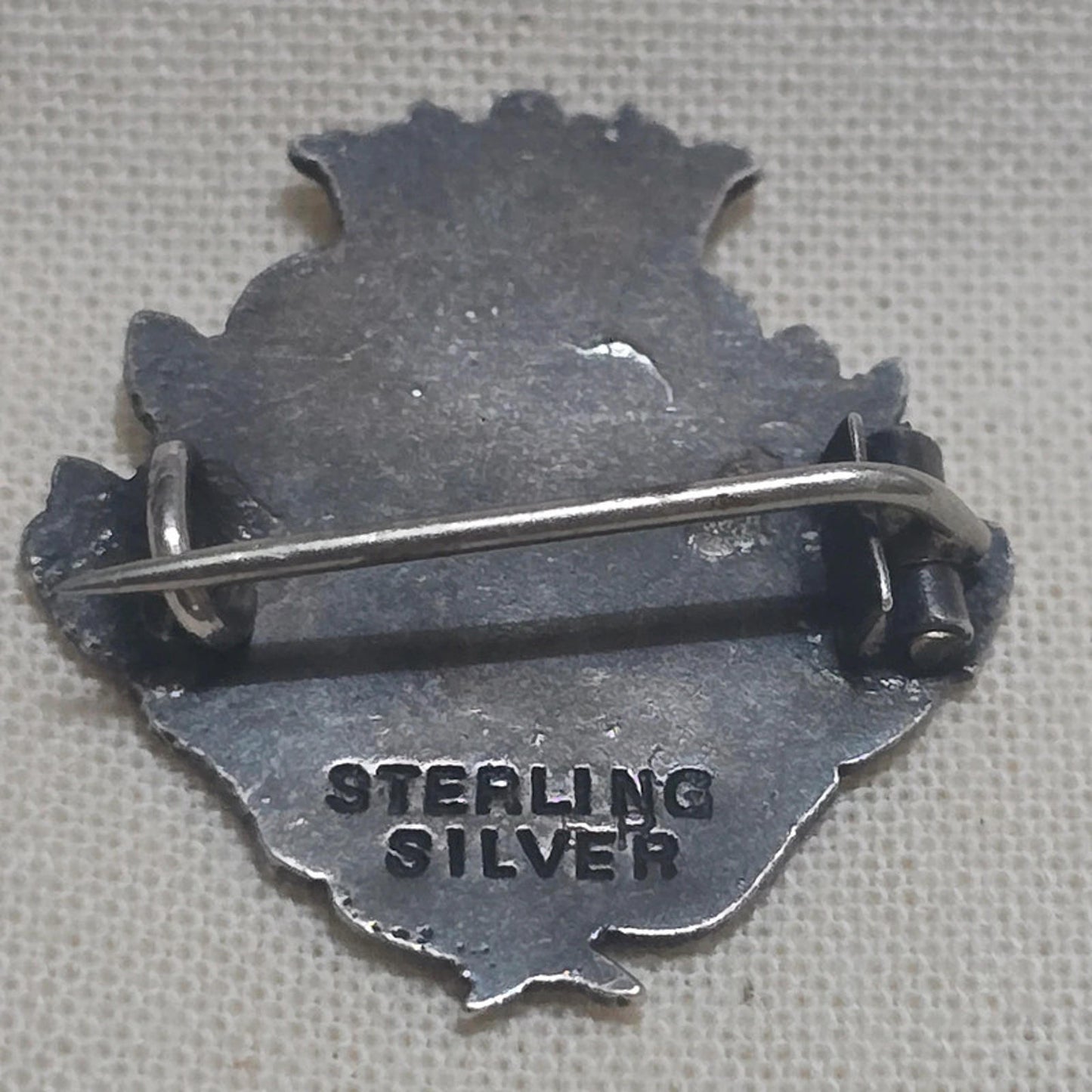 vintage sterling silver 'Duke of Own Lancasters' badge