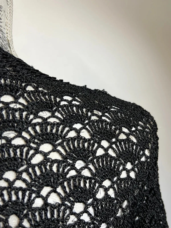 Label by Sky | Size 12 | Black Embroidered Bolero | 100% Viscose
