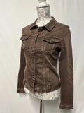 Onado | L | Chocolate brown jacket | Cotton Blend