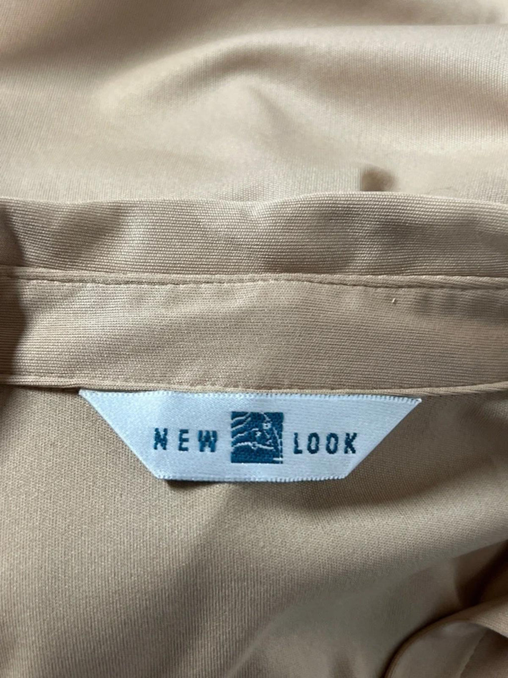 Vintage New Look | 12 | Sand | Polyester Blouse