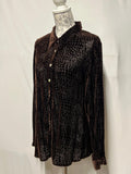 Vintage George | 12 | Chocolate Brown Blouse
