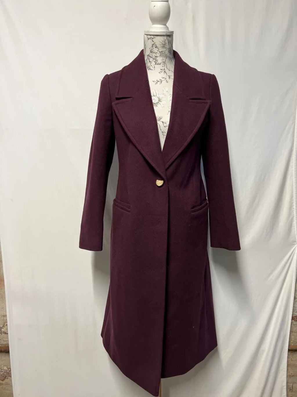 Lipsy London | 10 | Maroon/Burgundy Trenchcoat