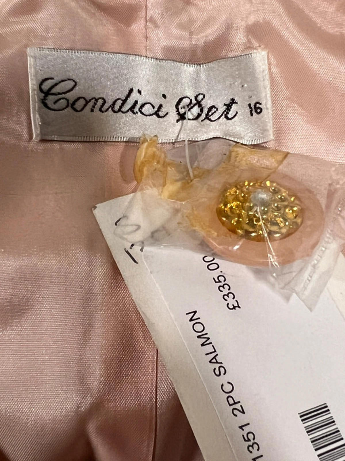 Condici | 16 | 1PC Salmon Occasion Wear Blazer