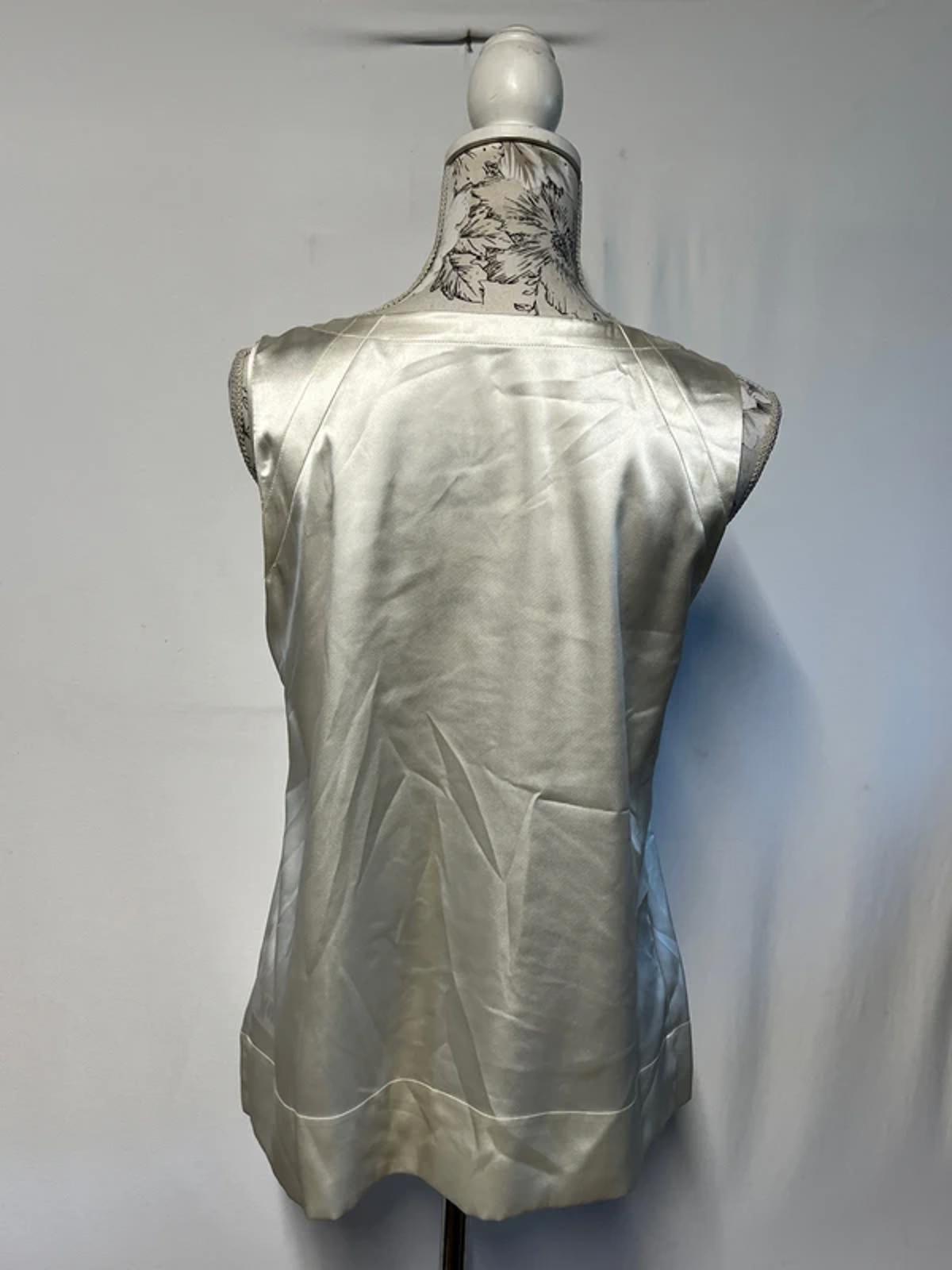 M&S | Size 12 | Classic Chic cream silky vest top | Polyester