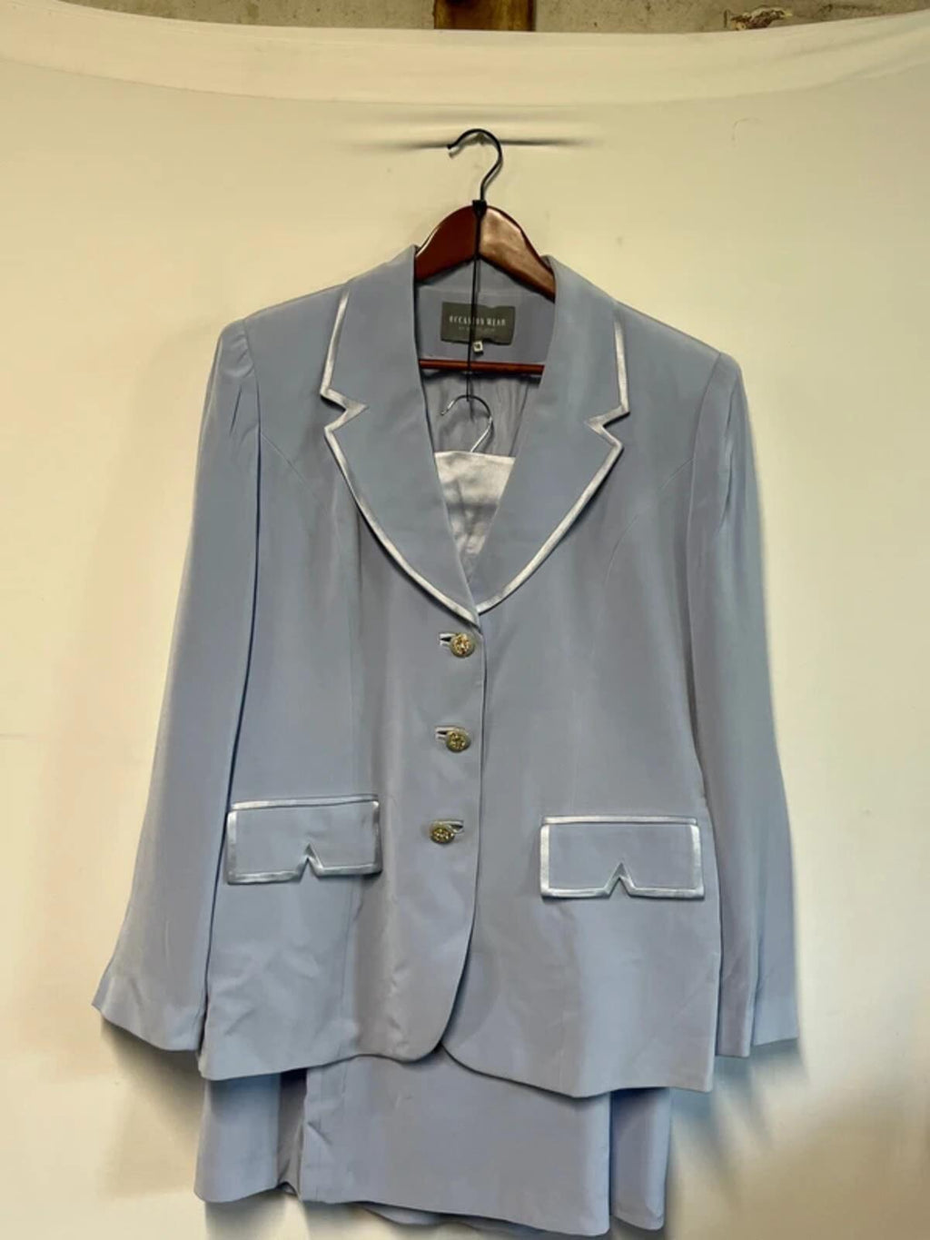 Ronald Joyce | 18 | Eggshell Blue two piece skirt suit