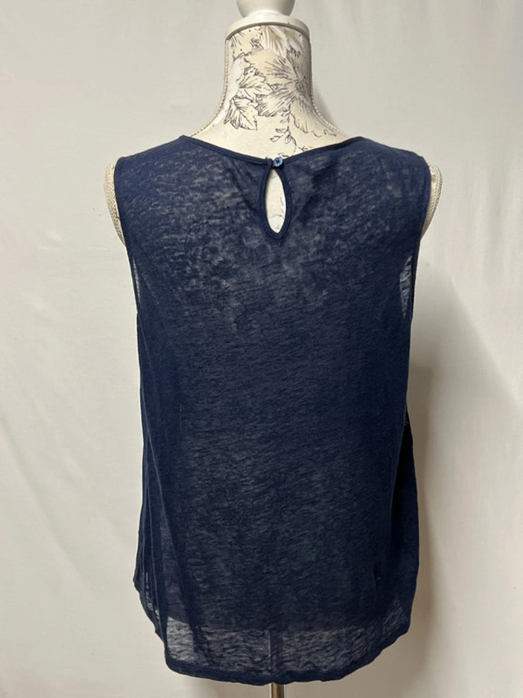 Monsoon | 14 | Sleeveless Blouse | Navy