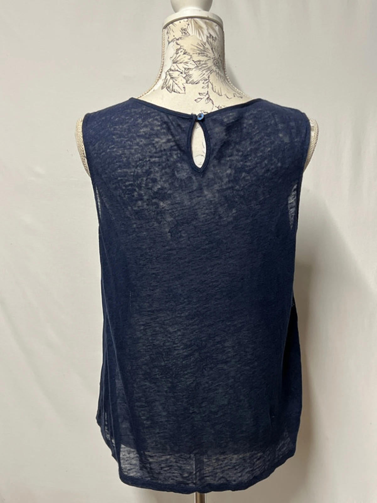 Monsoon | 14 | Sleeveless Blouse | Navy