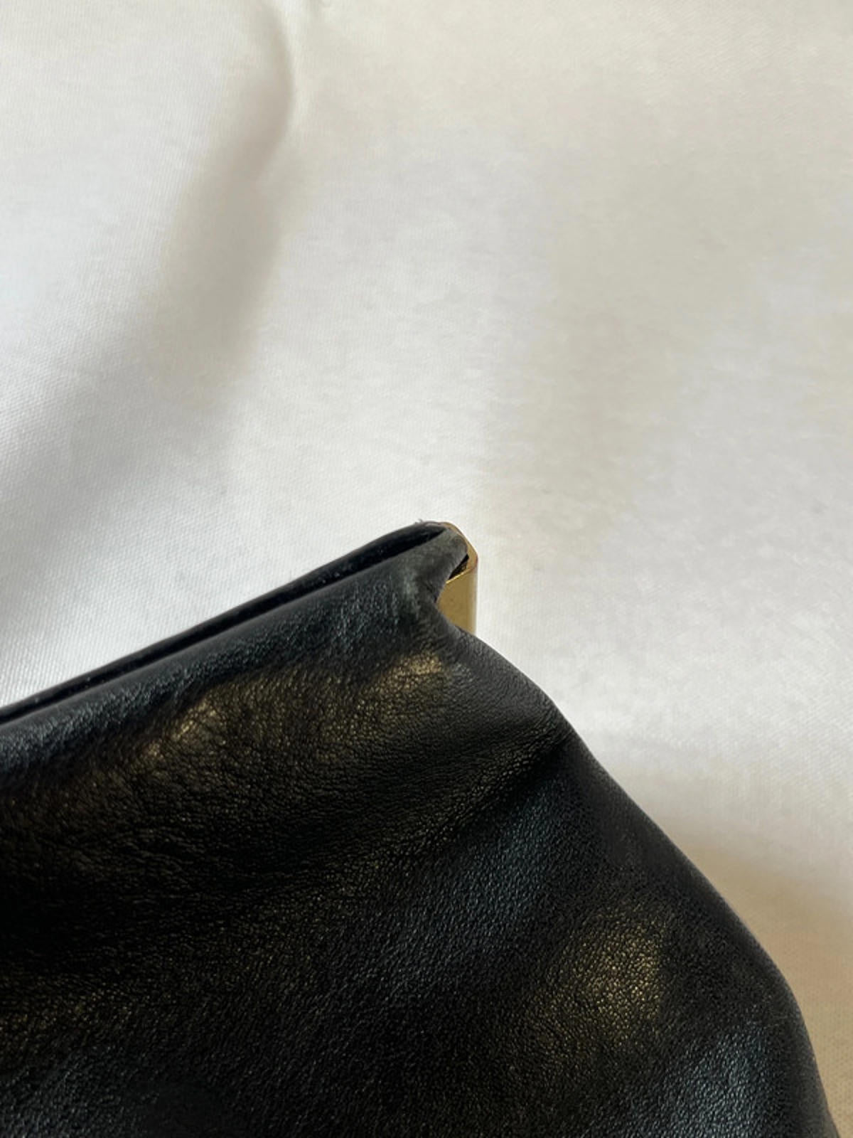 Vintage Biba | Black Leather Handbag/Shoulderbag | 100% Leather