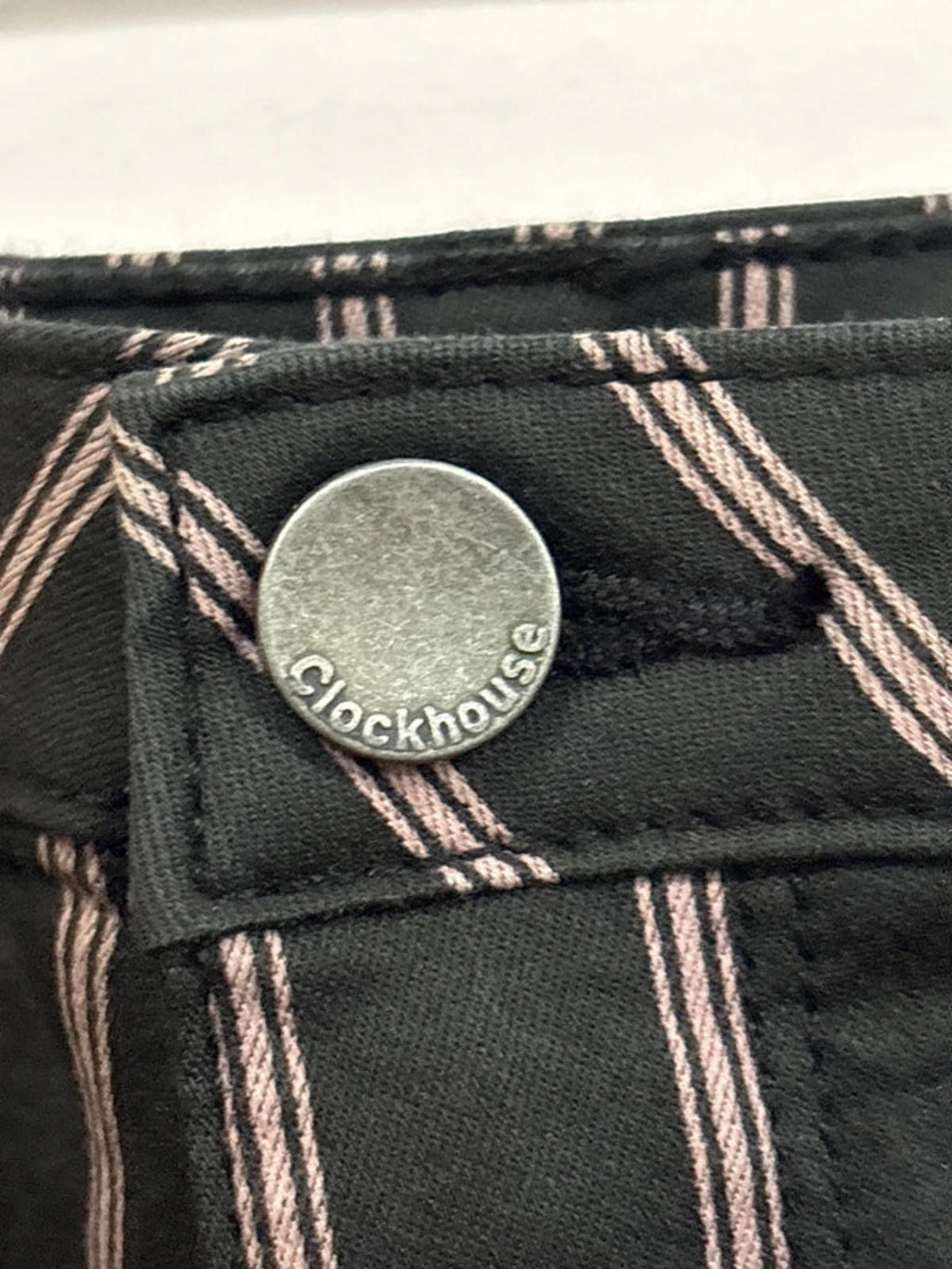 New Clockhouse pinstripe cotton pants