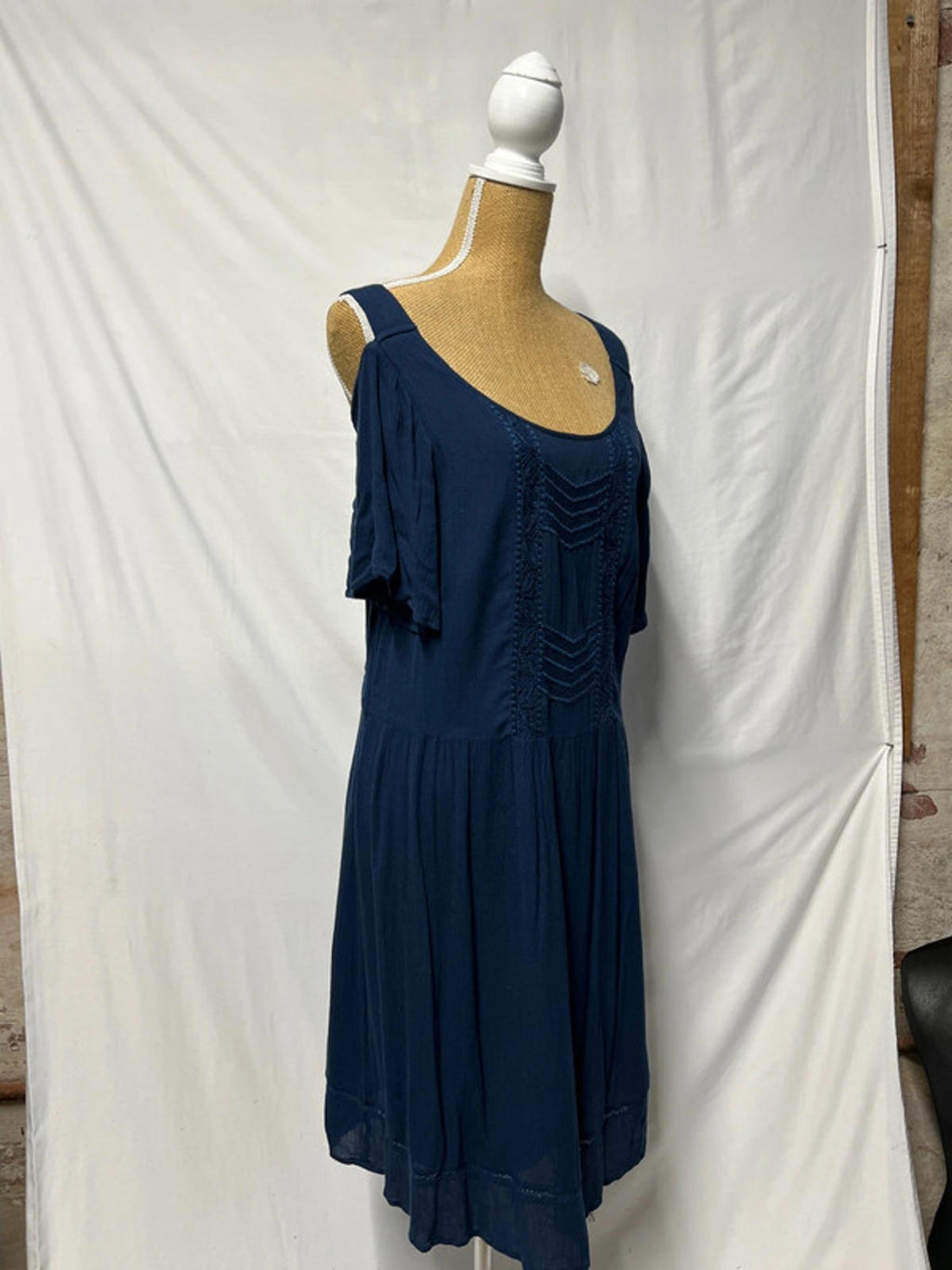 Vintage Indigo M&S | 14 | Navy Dress