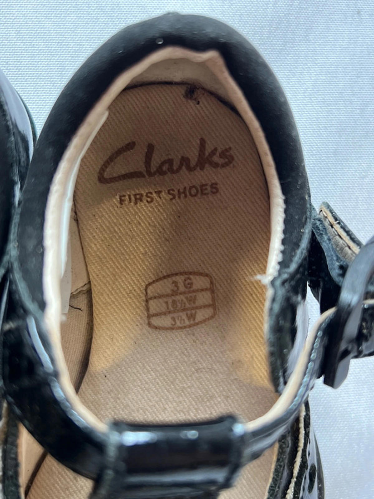 Clarks First Shoes | Size 3 | Patent Leather | Light Up