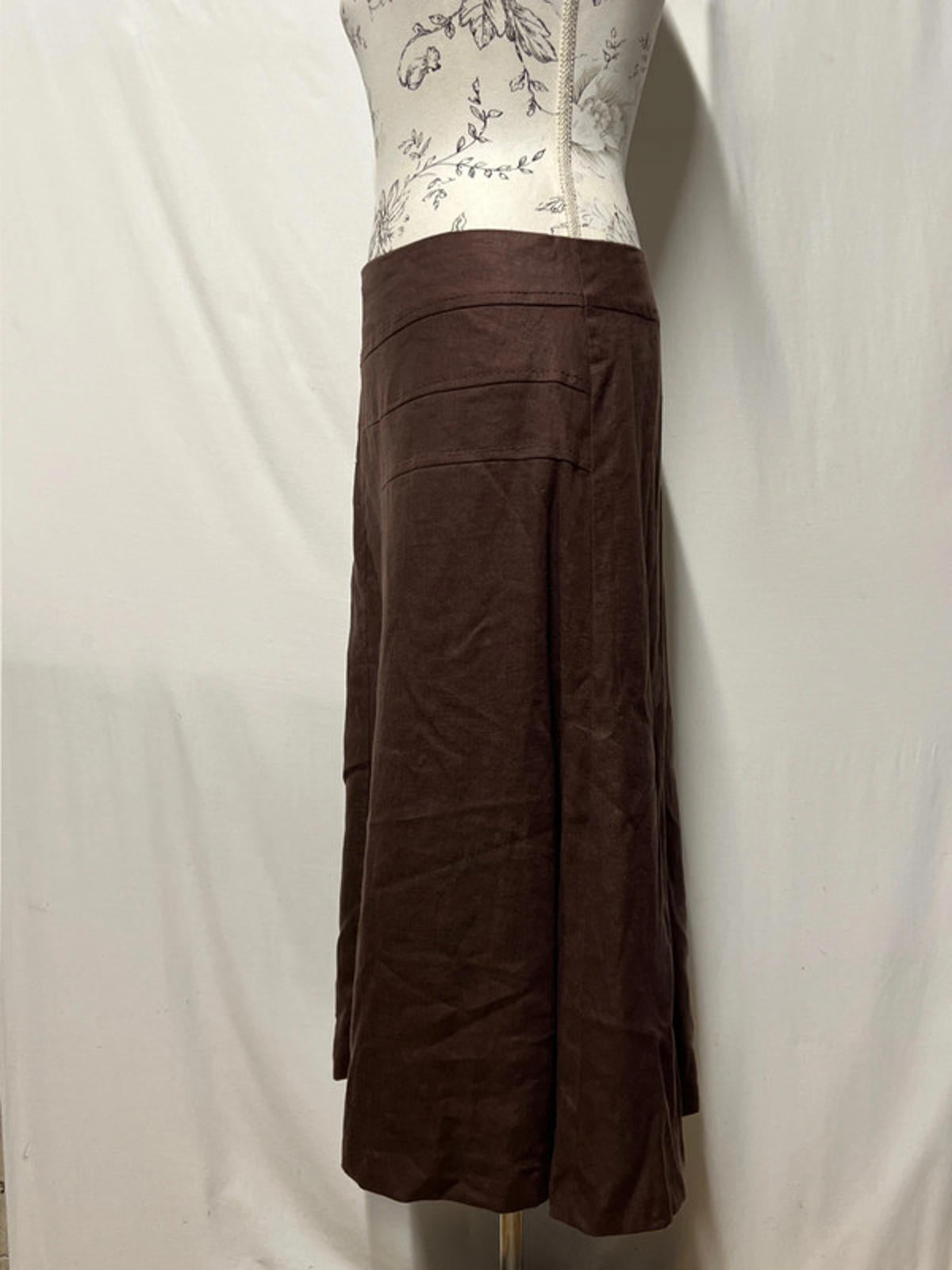Coast | 12 | Chocolate Brown Long Length Skirt