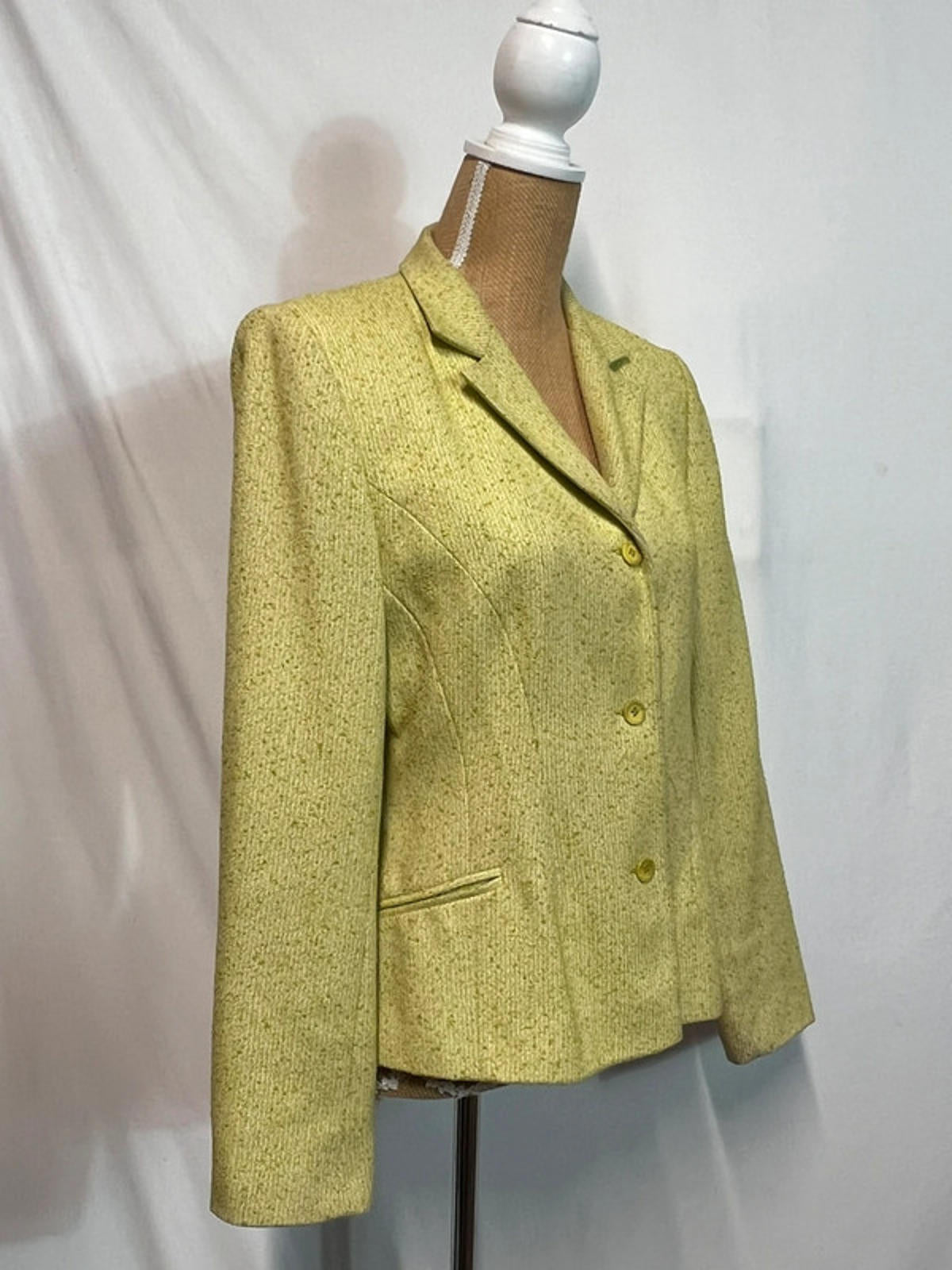 Vintage Wallis | 14 | Limoncello/Lime Green Blazer