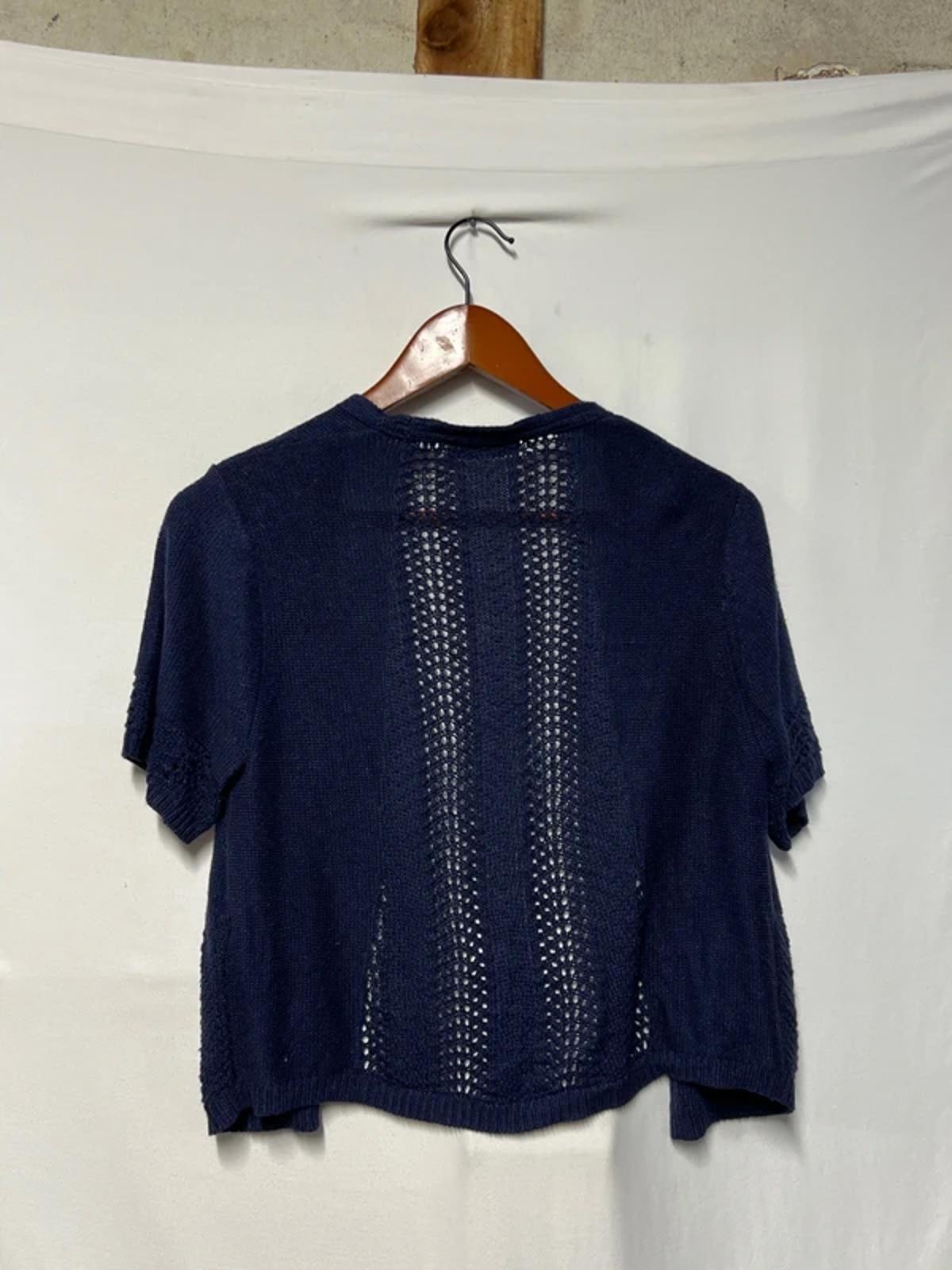 Per Una | 14 | Navy Shirt Cardigan | Good
