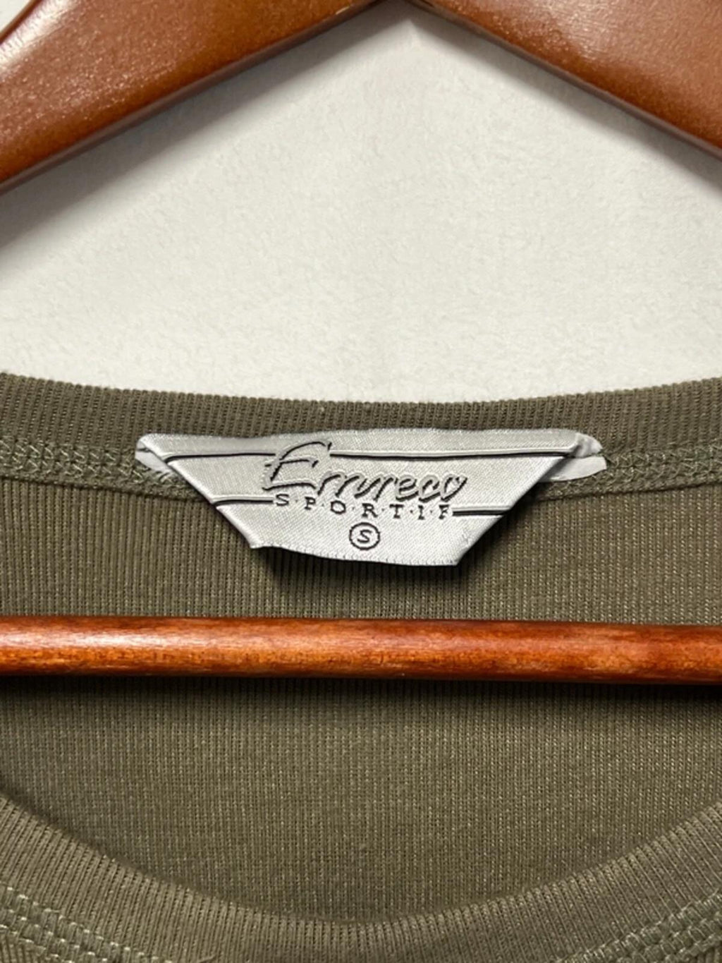 Emreco | S | Khaki Cotton blend 3/4 top