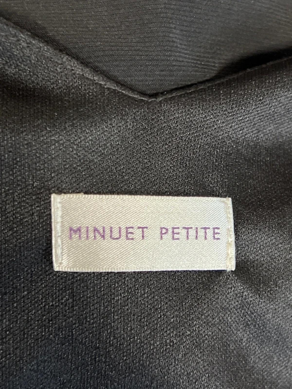 Minuet Petite | 16 | Black embroidered top | Polyester/Elastane blend