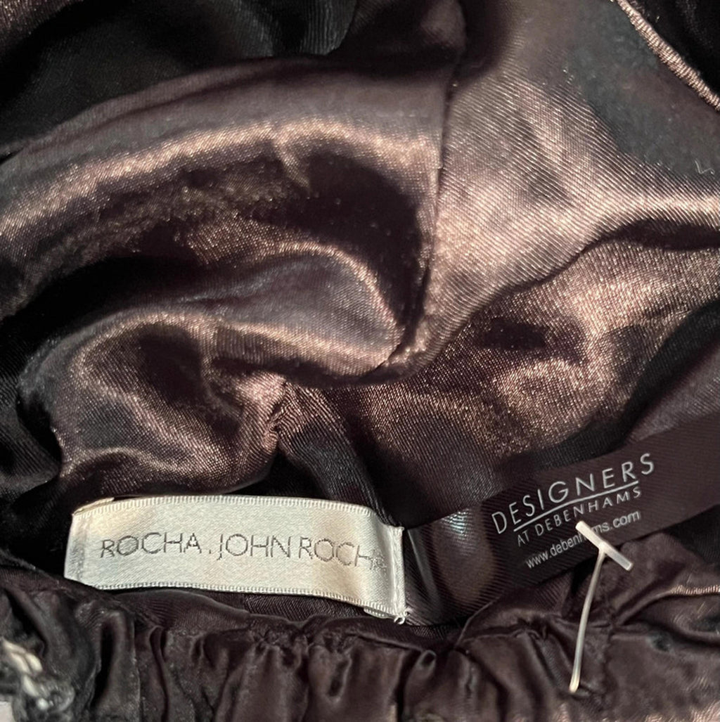 Designers At Debenhams | Rocha John Rocha  | Black Newsboy Hat |