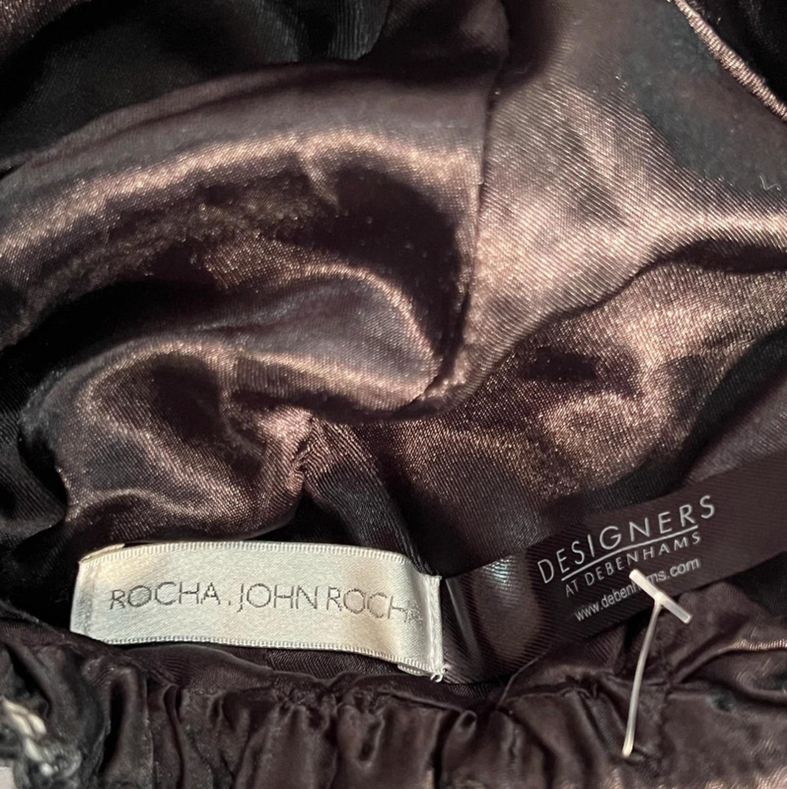 Designers At Debenhams | Rocha John Rocha  | Black Newsboy Hat |