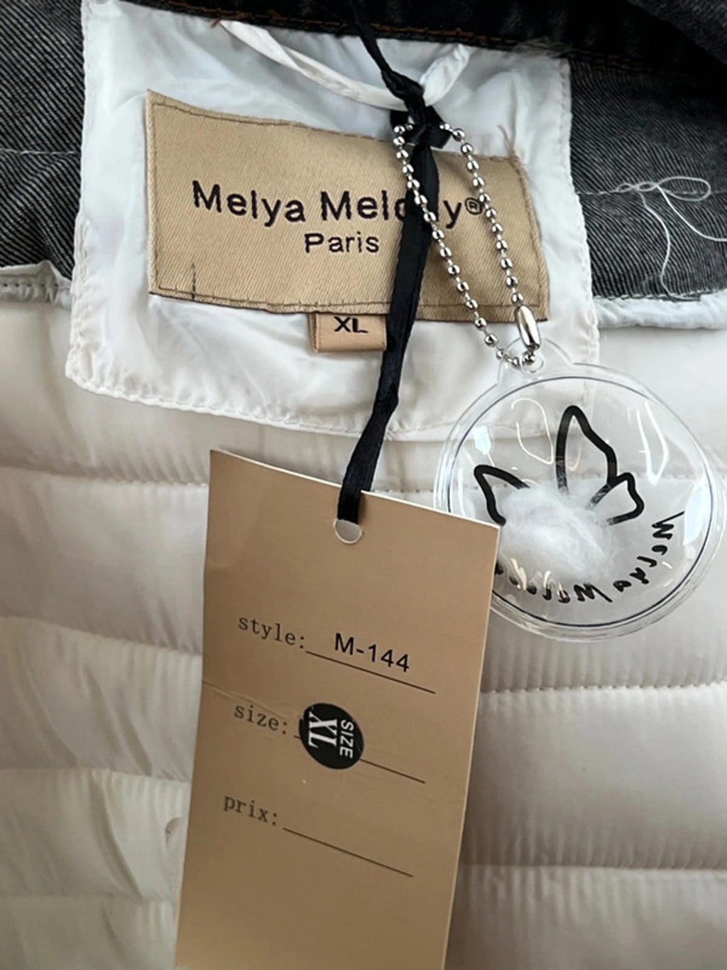 Melya Melody | M | Quilted/Denim Jacket |
