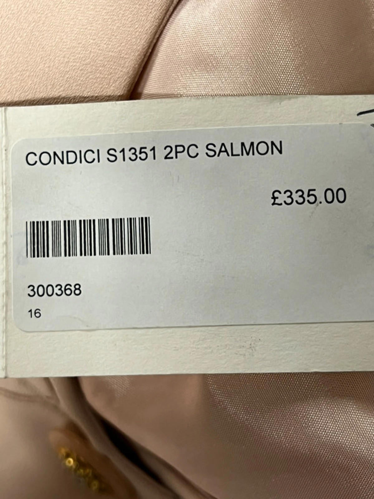 Condici | 16 | 1PC Salmon Occasion Wear Blazer