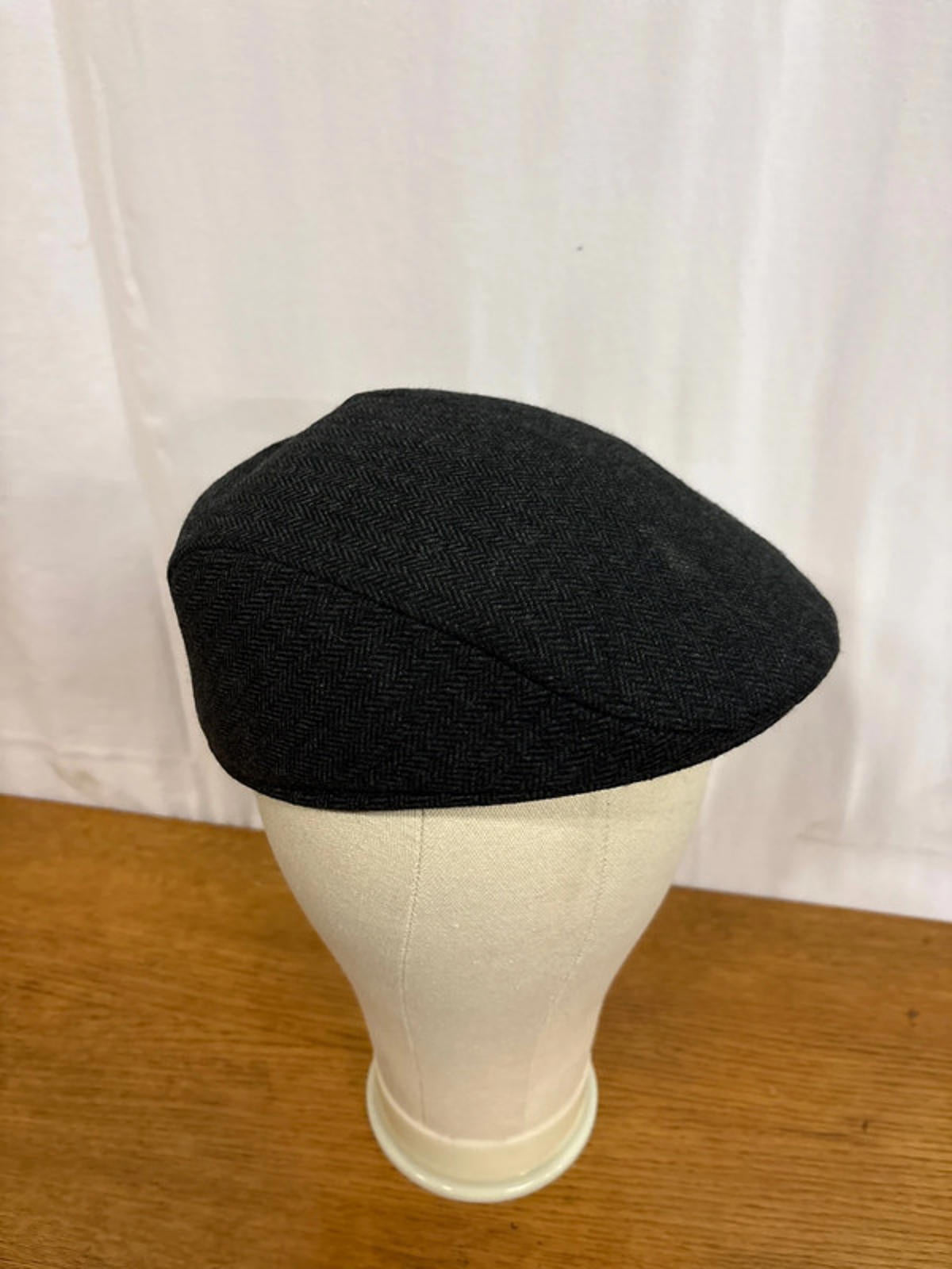 Wool blend flat cap