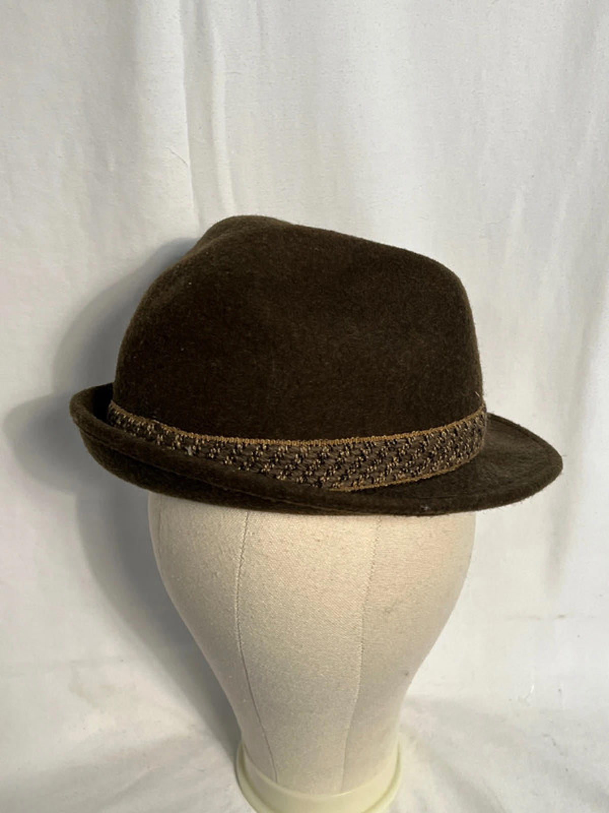 Dunn | Size 57 | Vintage Fedora | Khaki Green