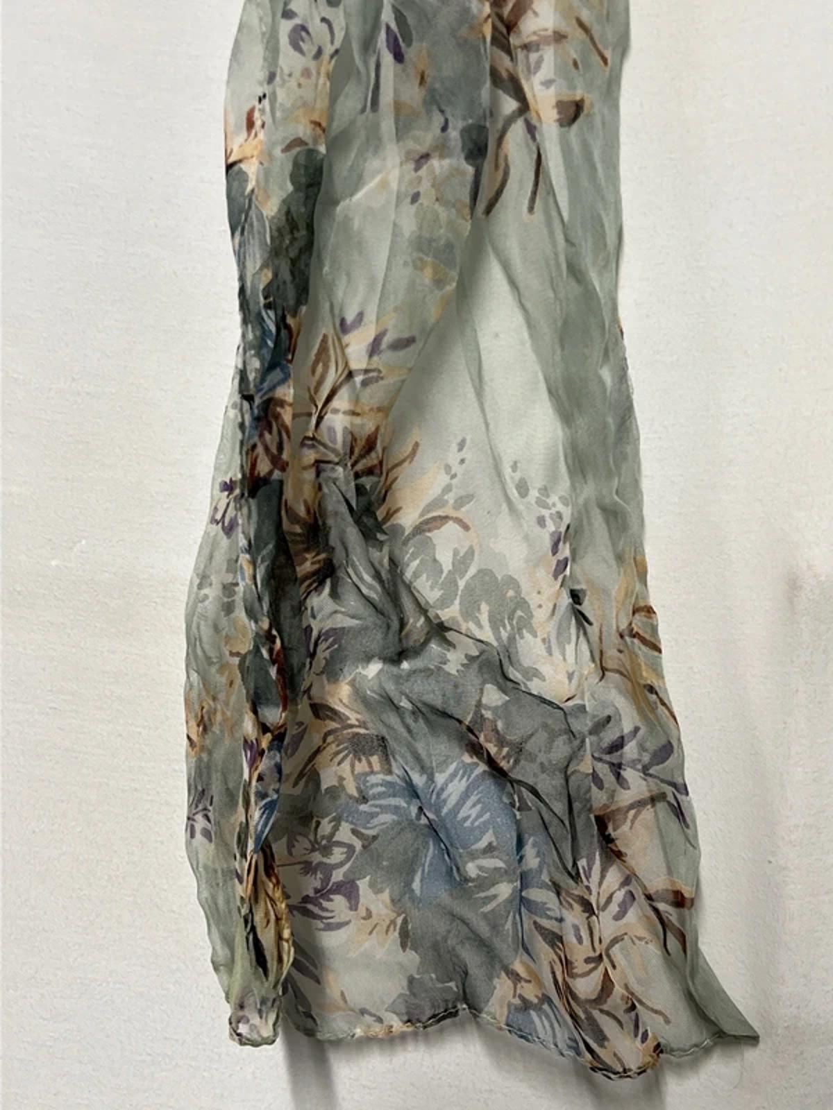 Vintage Style Ladies Scarf | Turquoise Pattern
