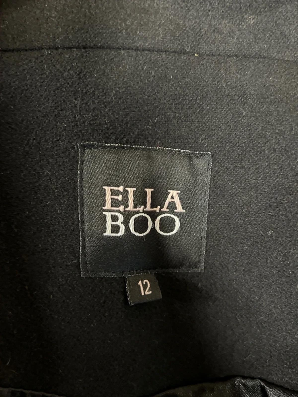 Ella Boo | 12 | Alt Long black studded Trenchcoat
