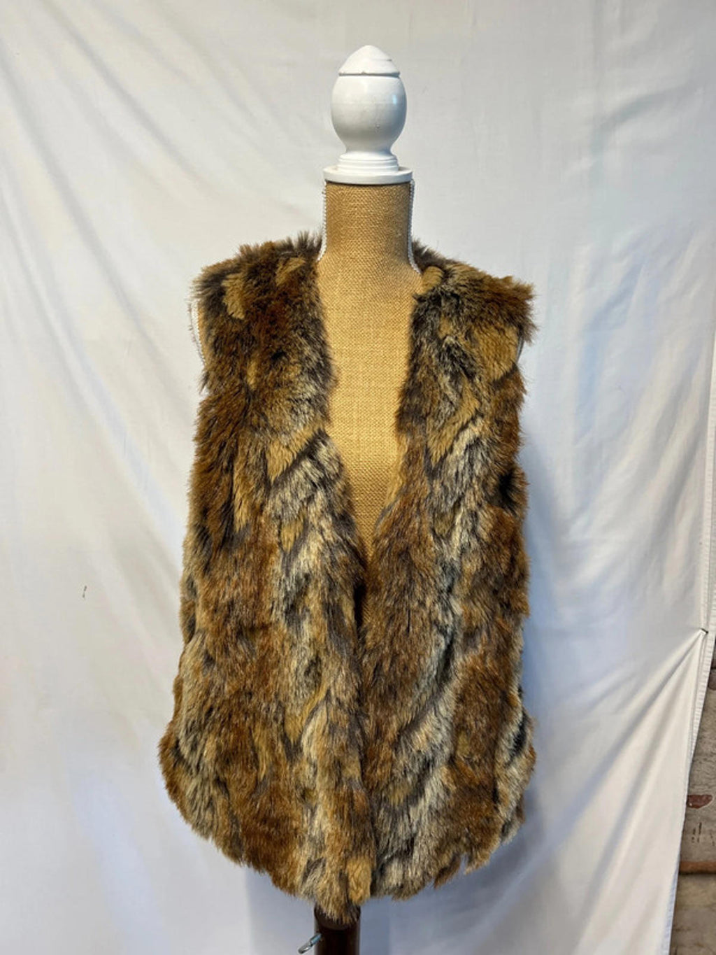 TopShop | Faux Fur Gilet | Size 12 | Modacrylic Blend