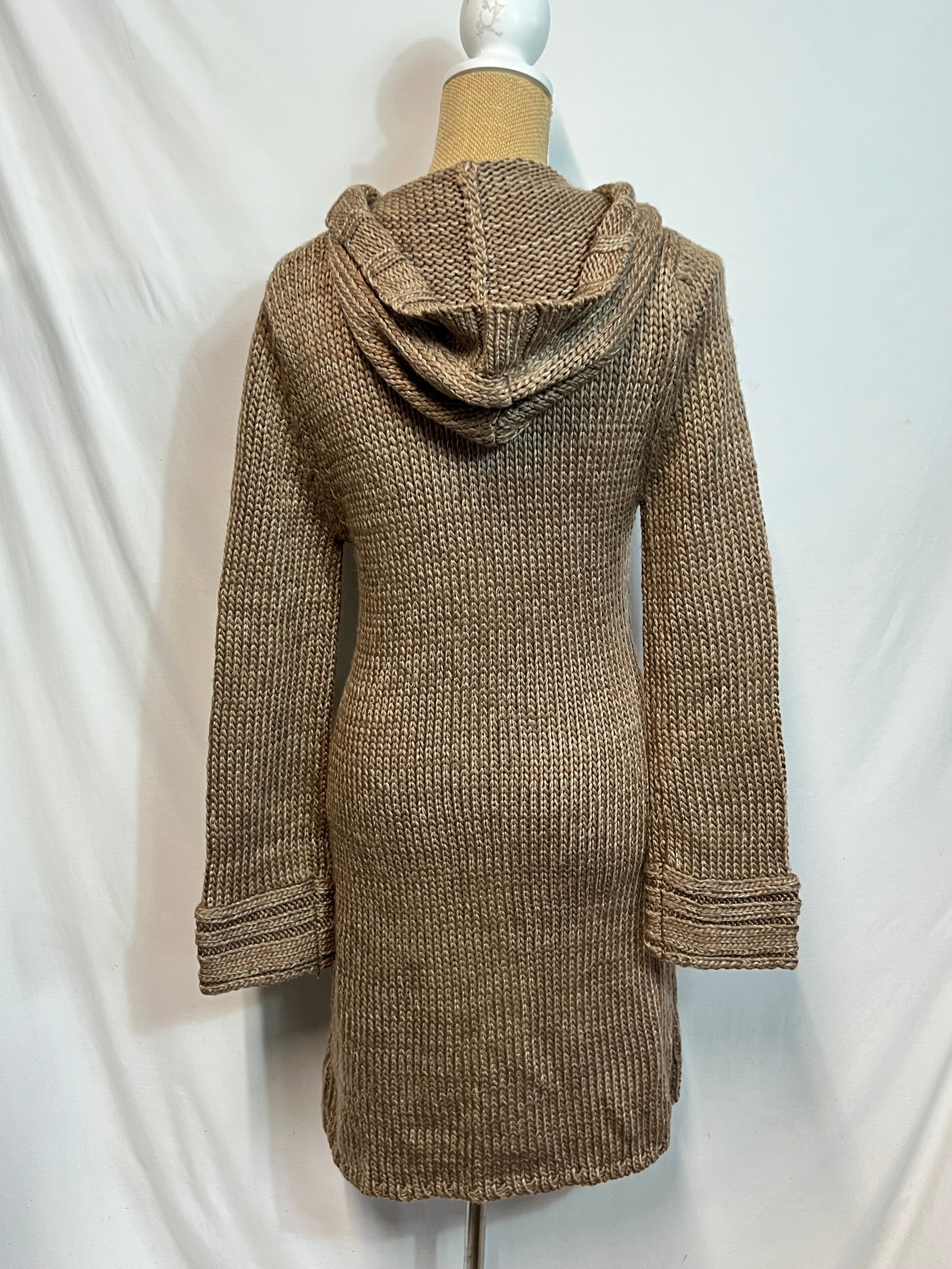 Firebrand | Size M | Long Brown Cardigan
