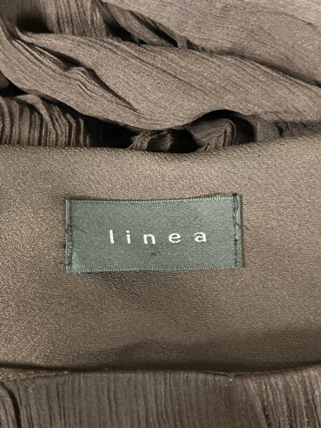 Linea | 14 | Boho Style Chocolate brown silk skirt