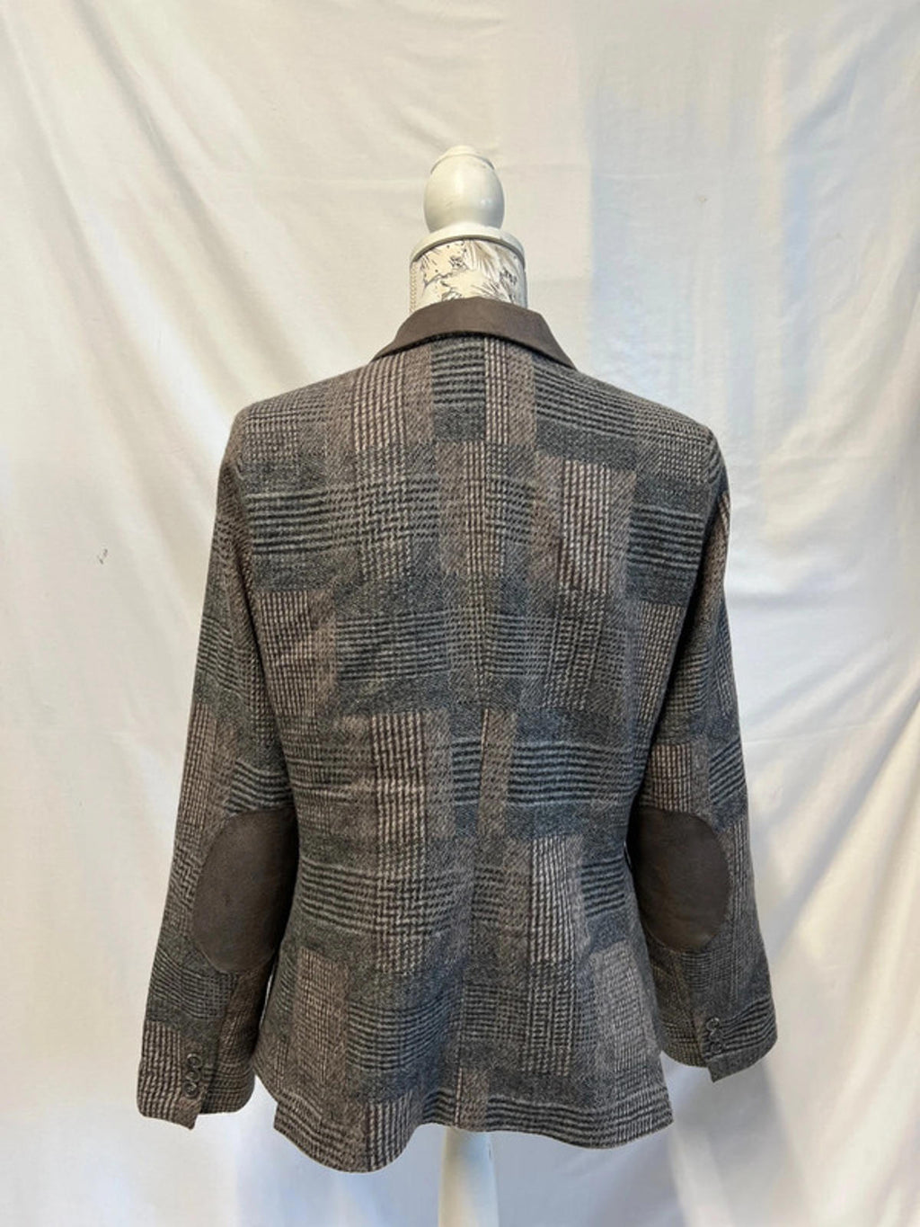 100% Pure New Wool Grey Blazer | Size 16 | Fully Lined