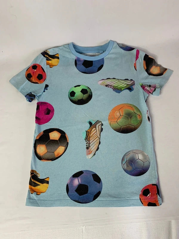 Next | Kids 8 years | Cotton Rich Blue football shirt