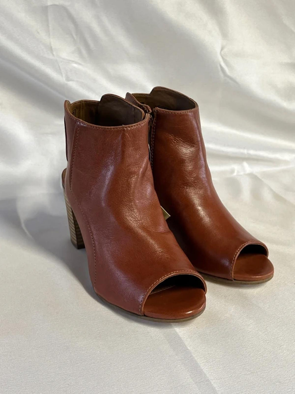 Heavenly Soles | Ladies Ankle Boot | 6 | Tan | Leather