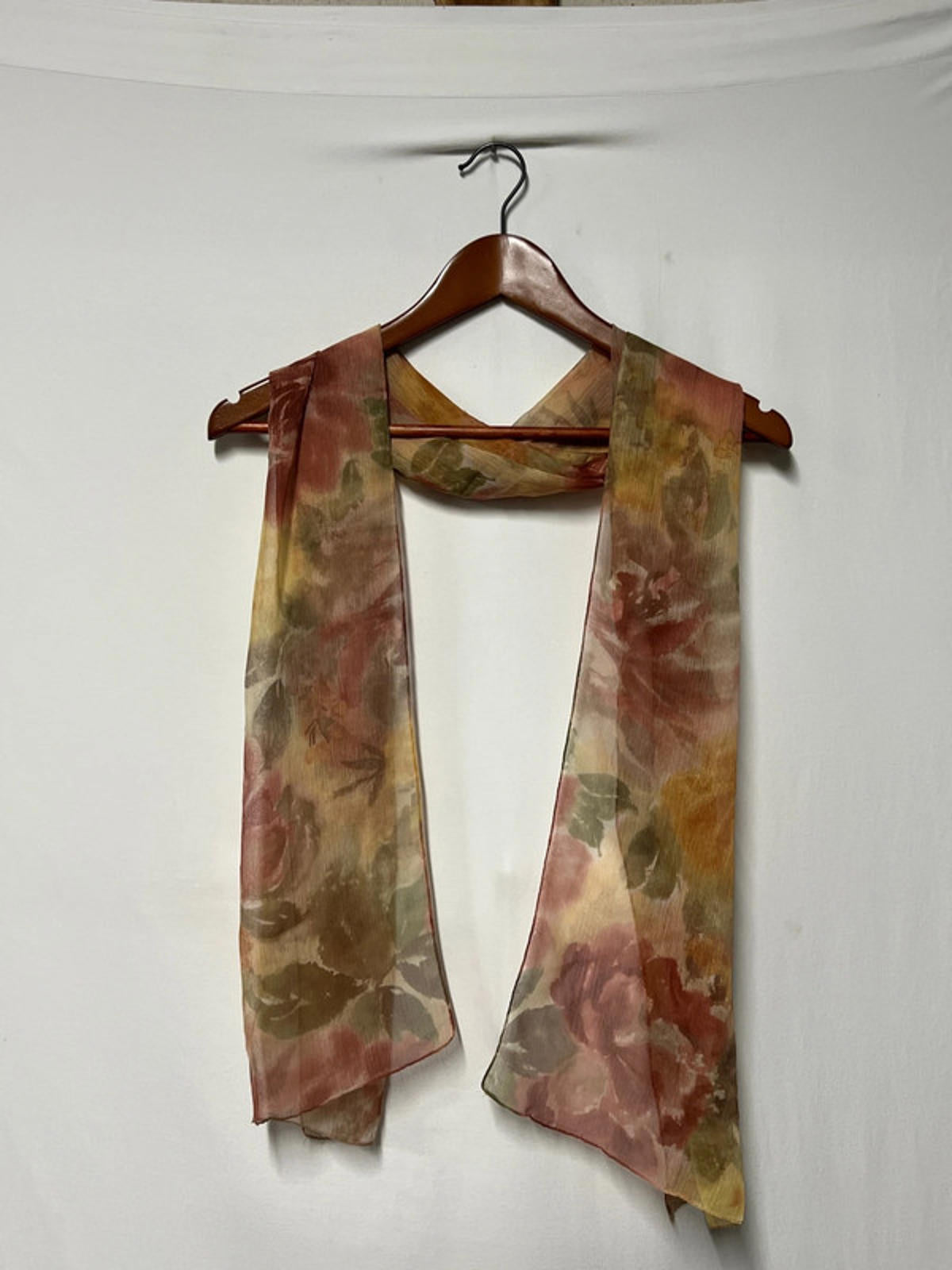 Vintage Scarf | Pink Rose Style