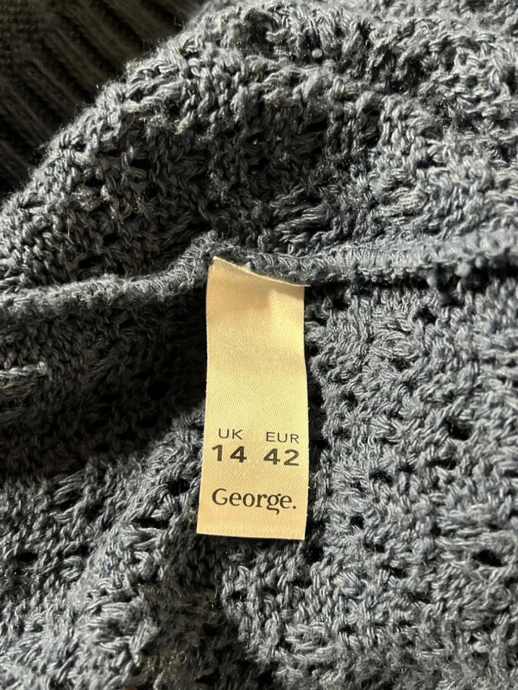 George | 14 | Navy Bolero | Cotton/Acrylic Blend