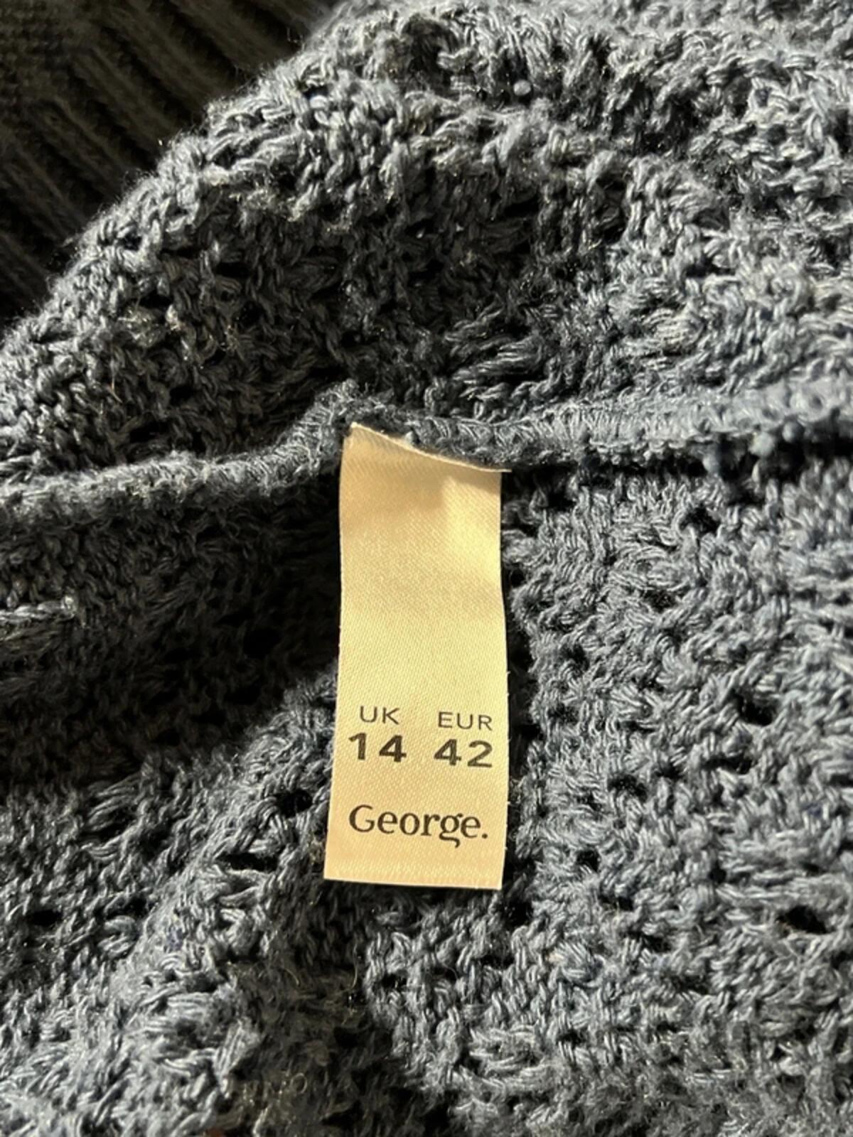 George | 14 | Navy Bolero | Cotton/Acrylic Blend
