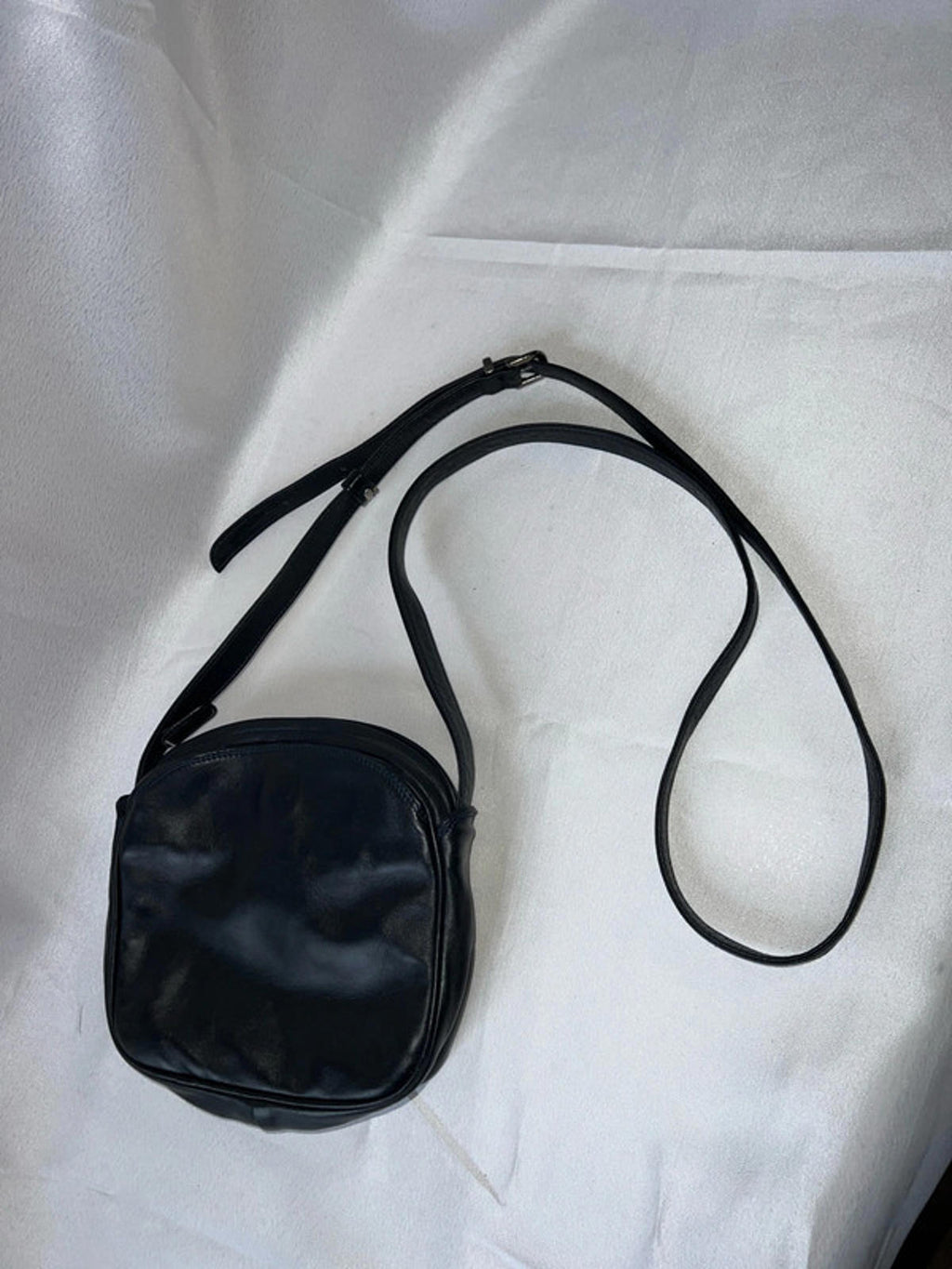 Vintage Enny Shoulderbag | Black Soft Italian Leather Shoulderbag