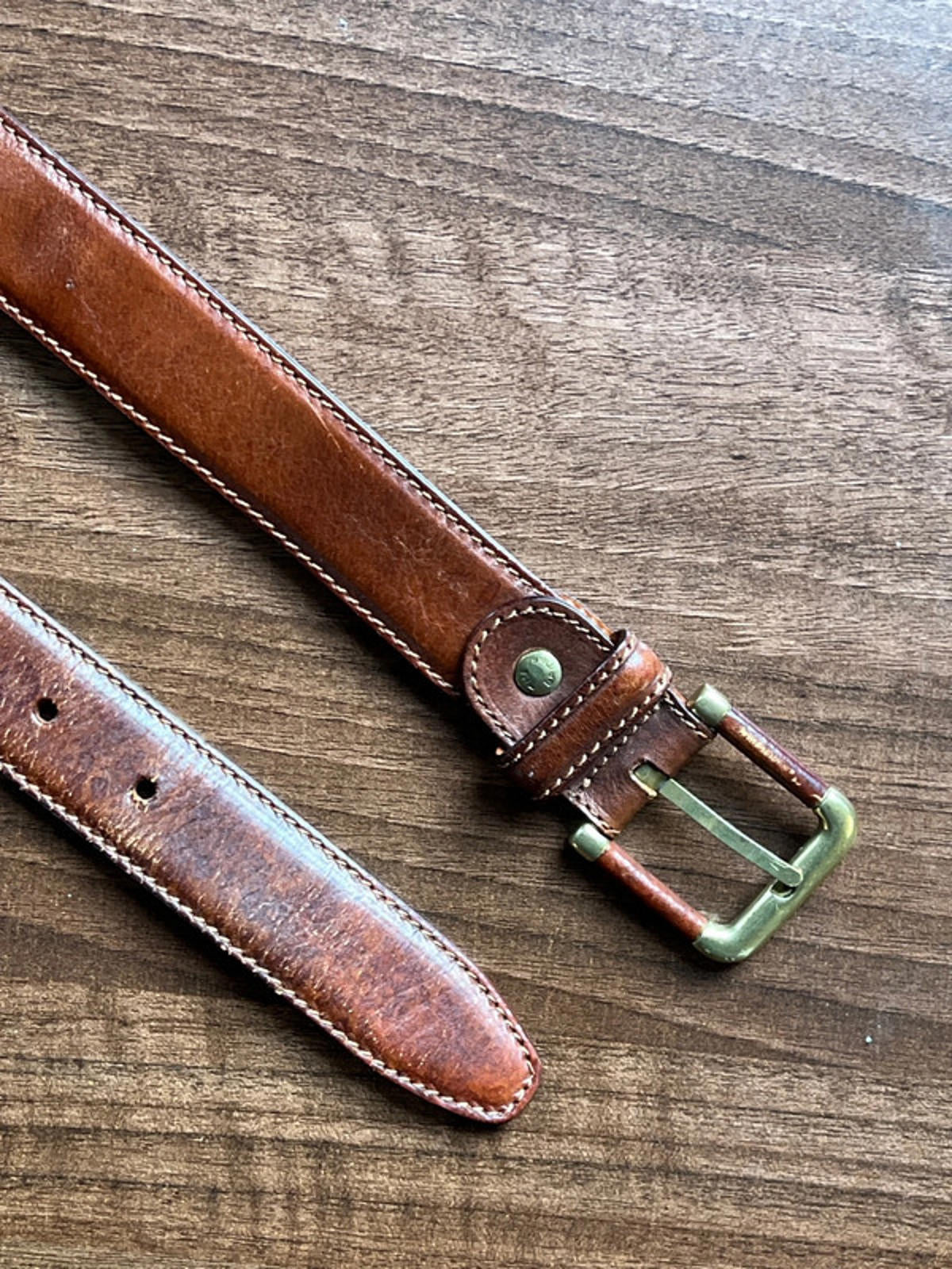 Vintage The Bridge | 29”5’ | Tan Leather Belt