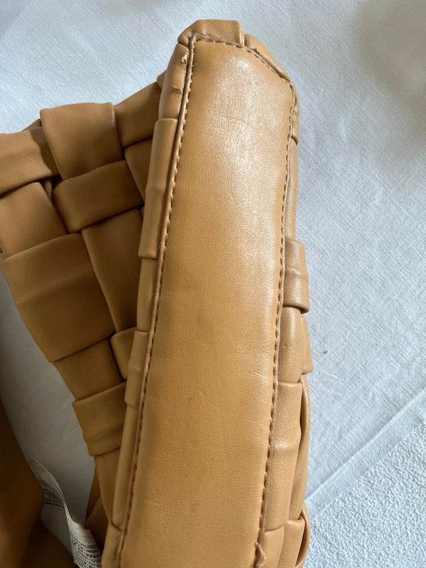 Mango | Tan Woven Faux Leather Handbag | Good