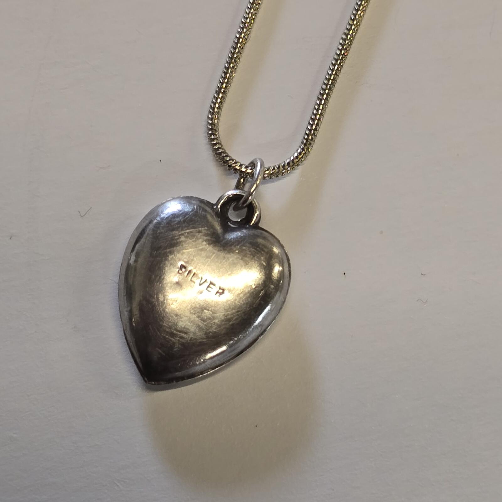 Silver | Heart Pendant and Necklace