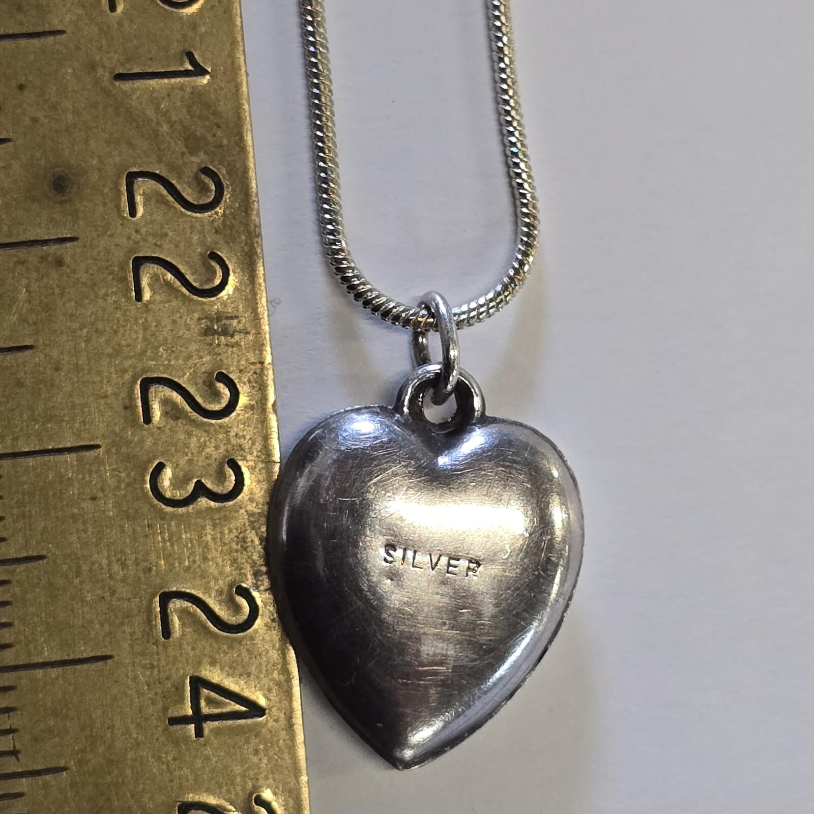 Silver | Heart Pendant and Necklace
