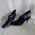 Ladies Schuh | Black Leather Petrol Flash | Ankle Boot | Size 7