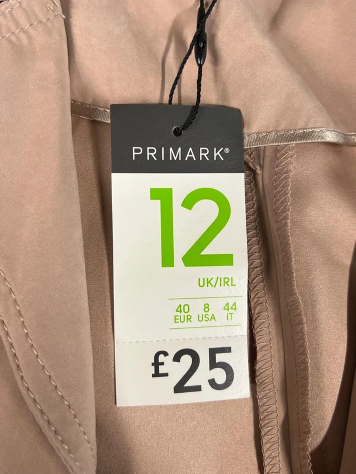 Primark | Size 12 | Pink Trenchcoat | Polyester