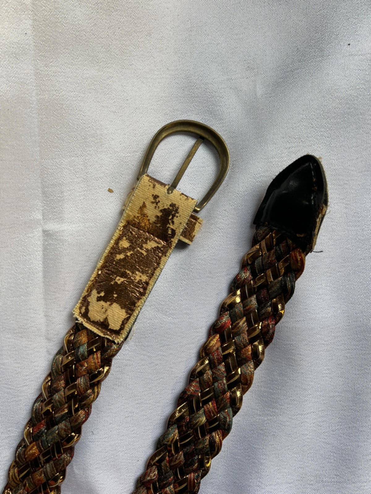 Vintage woven belt | Size 36 | Good