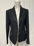 Basler | Size M | Black blazer with silver buttons