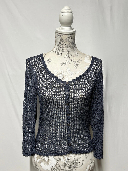 Vintage Oasis | Navy Cardigan | 12