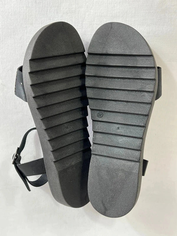 JD Williams ‘Heavenly Soles’ | Size UK 4  | Black diamante sandals